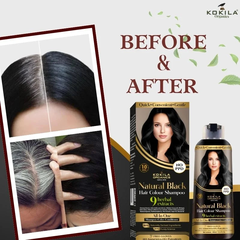 Kokila Hair Color Shampoo 400ml