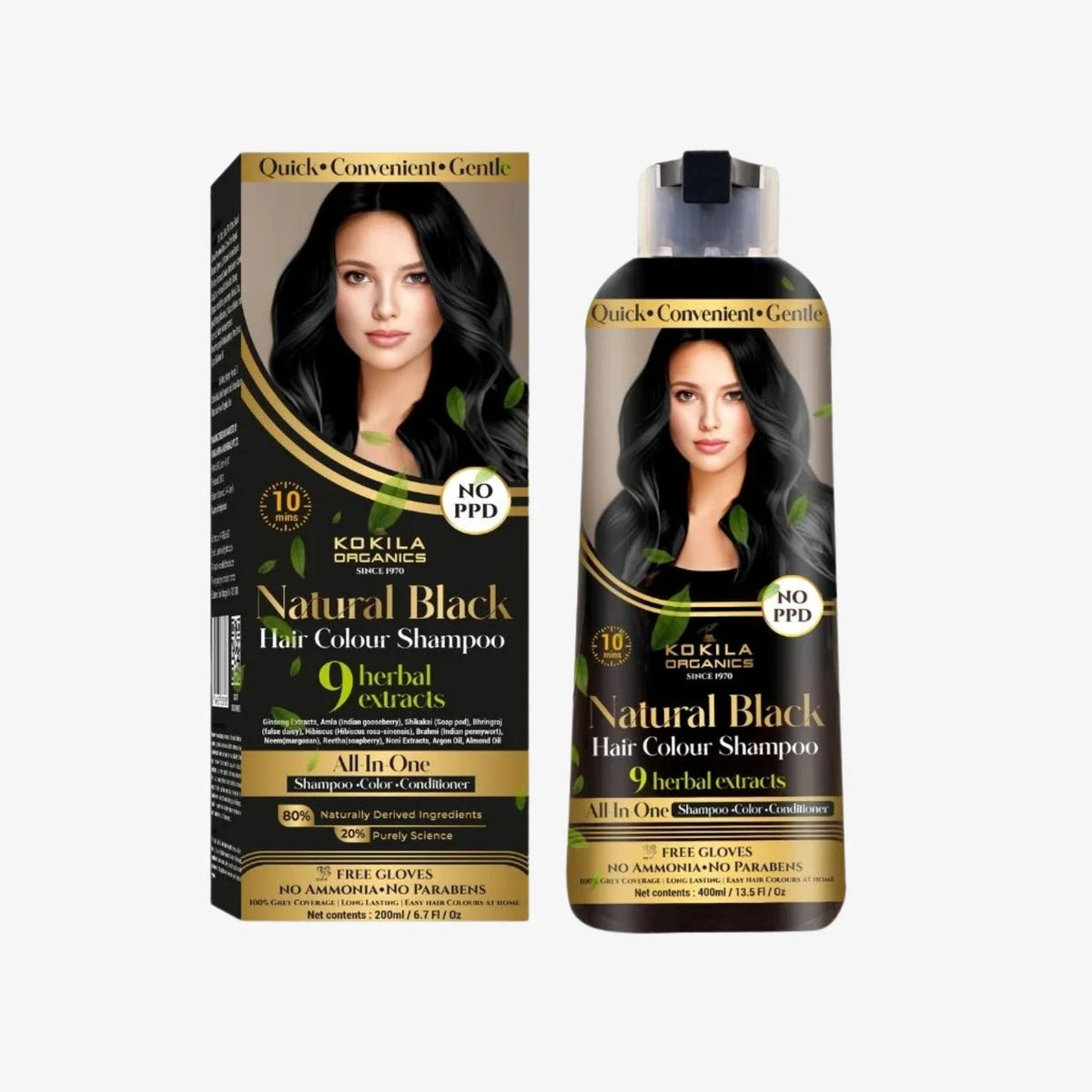 Kokila Hair Color Shampoo 400ml