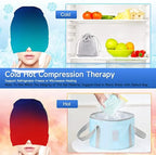 TheraICE Headache Relief Cap, Migraine Ice Pack Mask Products, Women Cooling Gel Hat, Face Cold Compress Head Wrap for Her Stress.