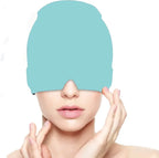 TheraICE Headache Relief Cap, Migraine Ice Pack Mask Products, Women Cooling Gel Hat, Face Cold Compress Head Wrap for Her Stress.