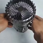 3 IN 1 PORTABLE SOLAR LATERN + FAN + POWER BANK